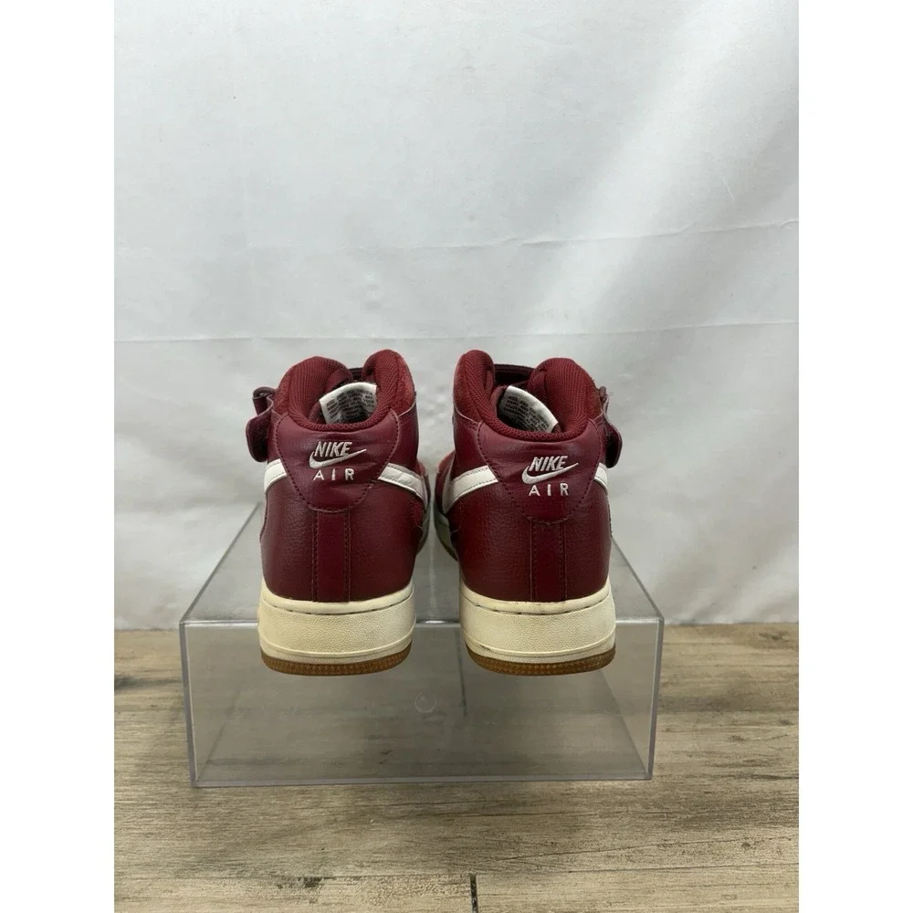 Nike Air Force 1 Men's Size  11  ( 315123-608 ‎ ) red white gum bottom EUC